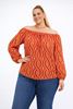 Picture of CURVY GIRL CHIFFON BLOUSE